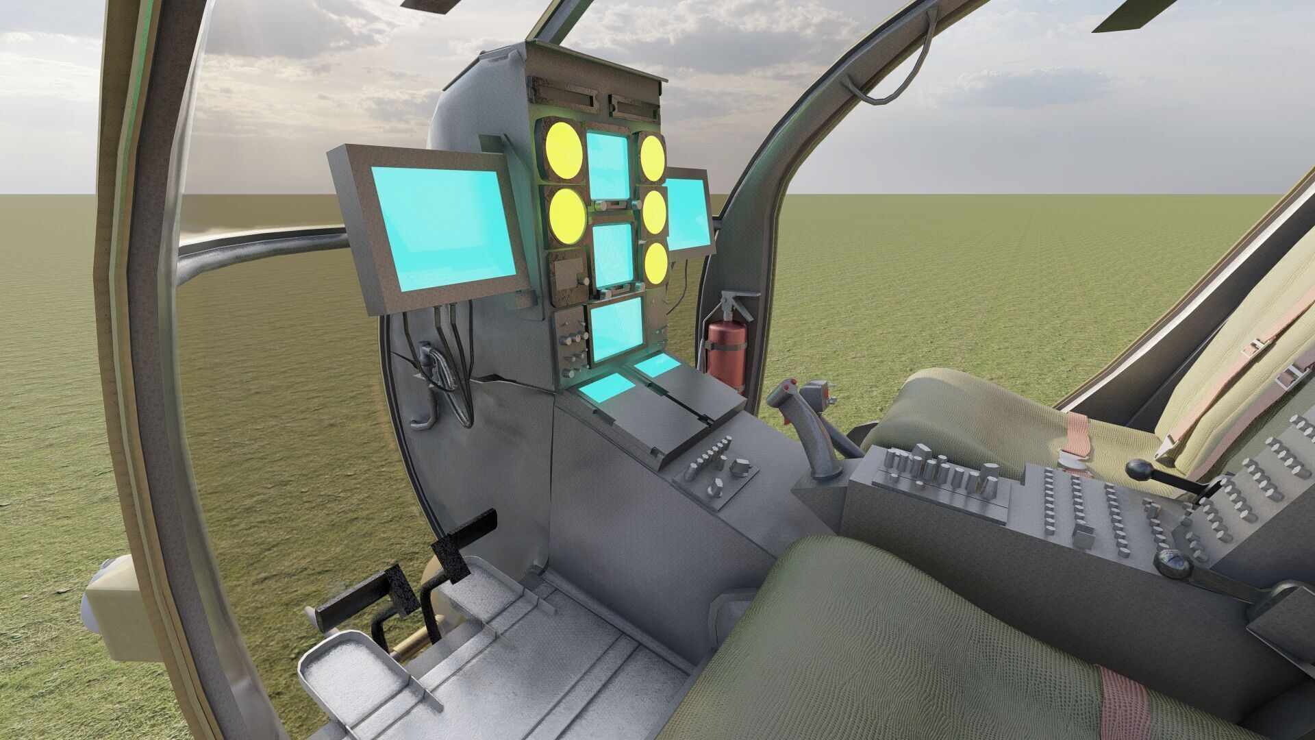 Boeing MH-6M Little Bird 3D model_18