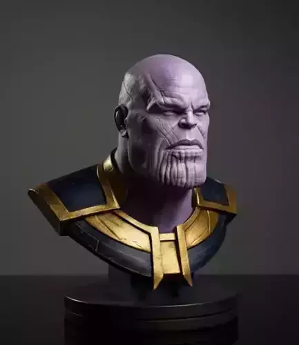 Thanos bust  10 cm 3D PRINT
