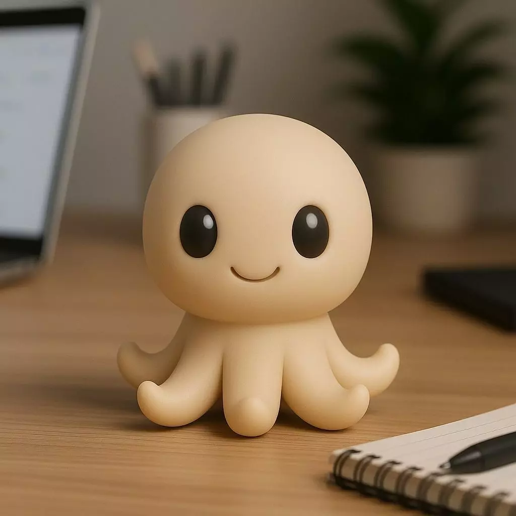 Octopus - Kawaii Animals Collection 3D print model_0
