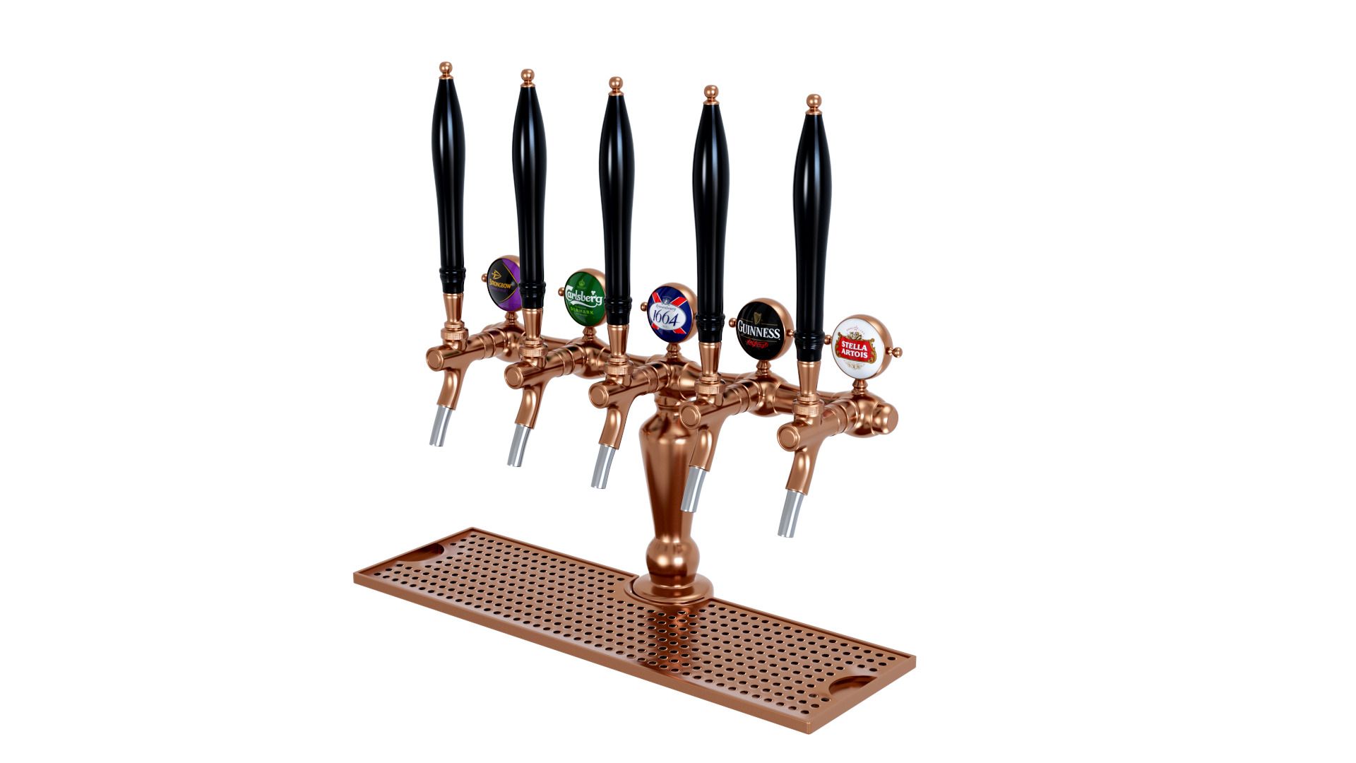 Beer Tap 3D model_1