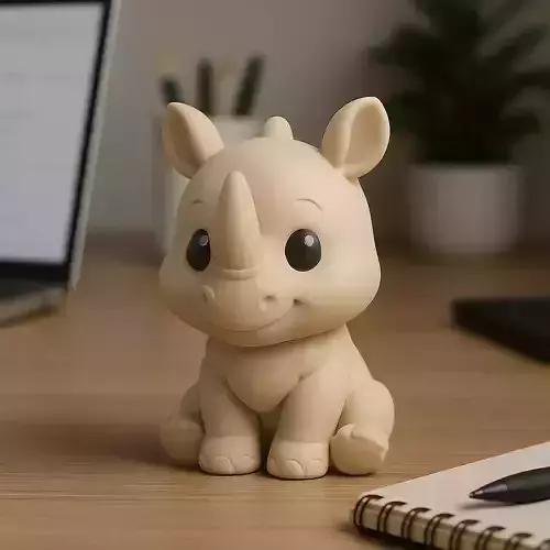 Rhinoceros - Kawaii Animals Collection