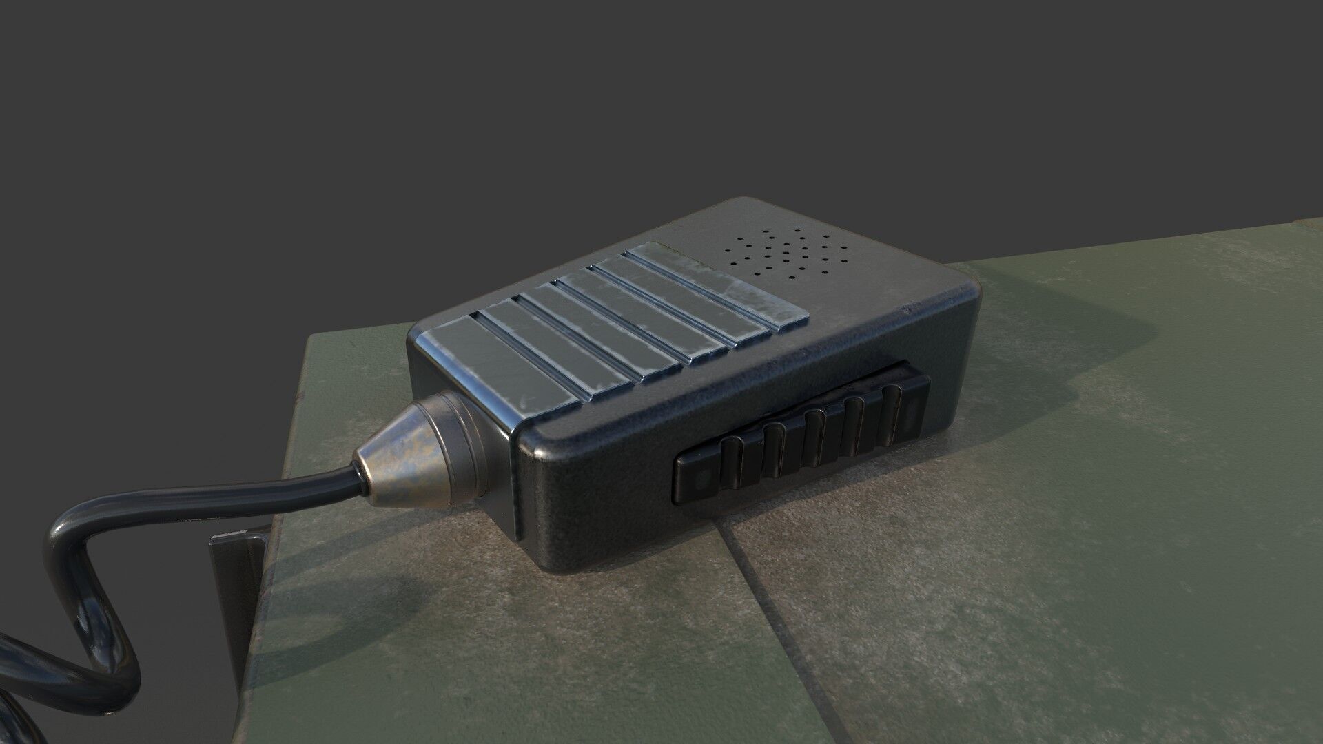 Military Radio Receiver 3D model_5