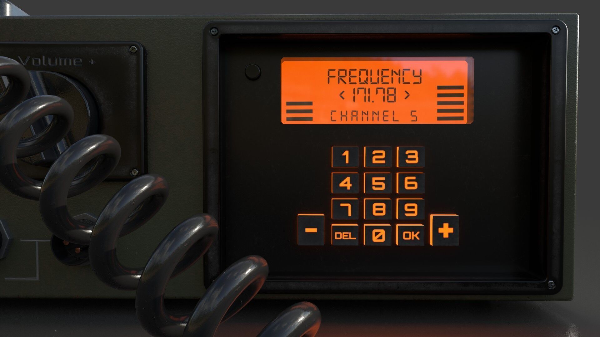 Military Radio Receiver 3D model_8