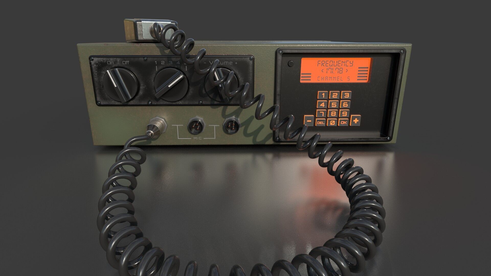 Military Radio Receiver 3D model_3