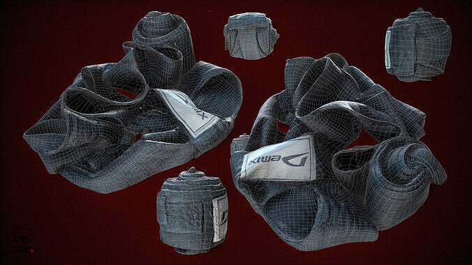 Bandages Low-poly 3D model