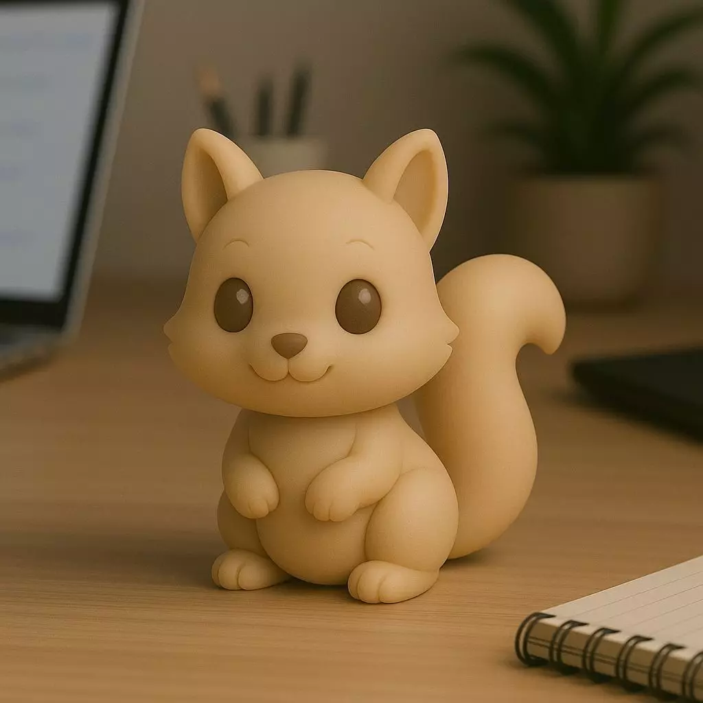 Squirrel - Kawaii Animals Collection 3D print model_0