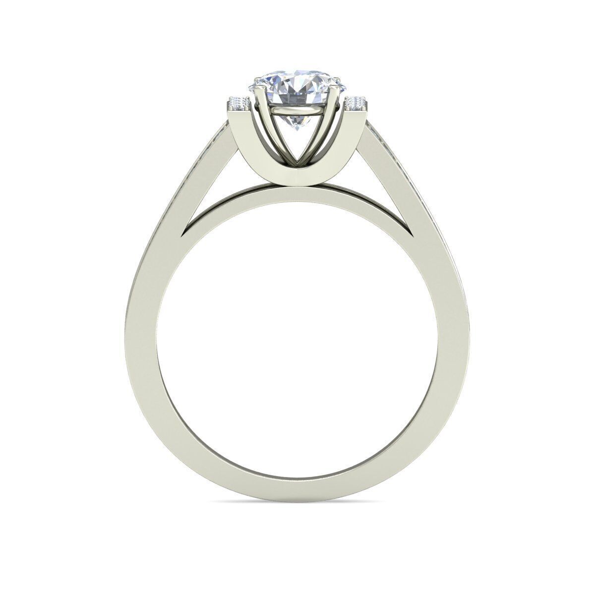 Women Ring  Render 3dm STL OBJ FBX Details 3D print model_1