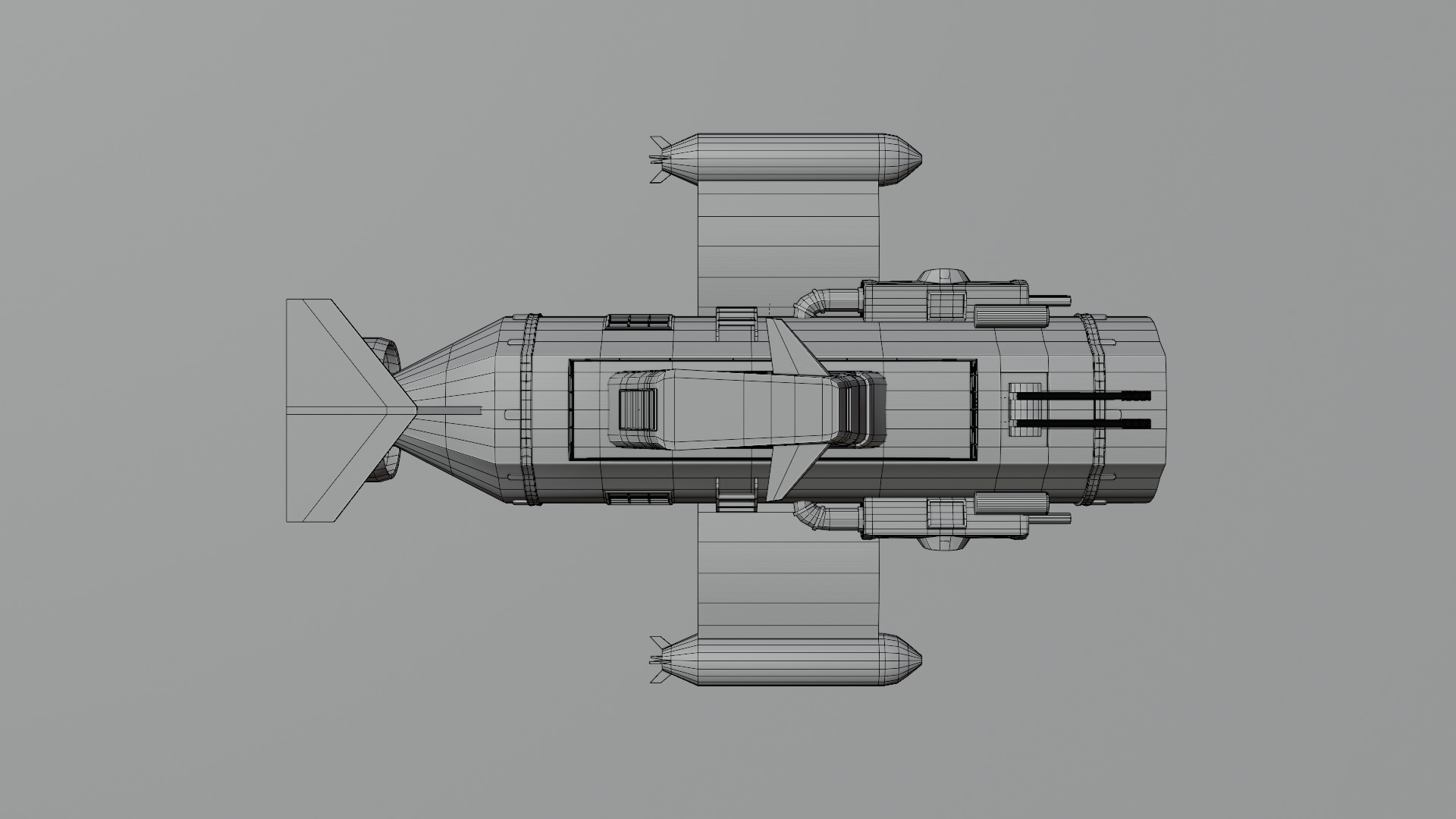 Turbine engine submarine 3D model_13