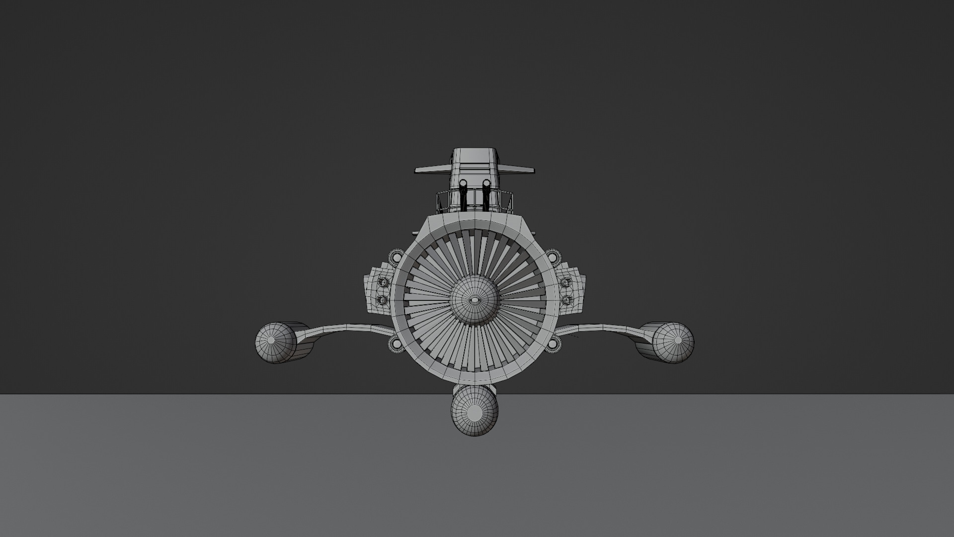 Turbine engine submarine 3D model_10
