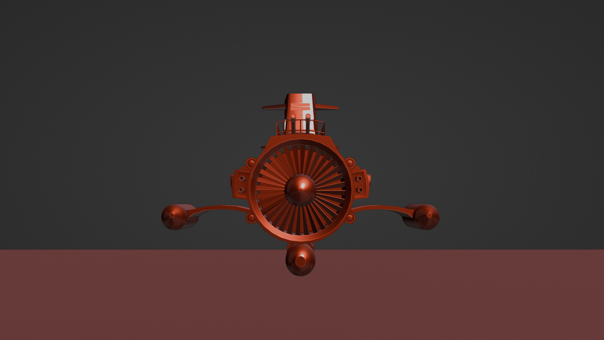 Turbine engine submarine 3D model_20