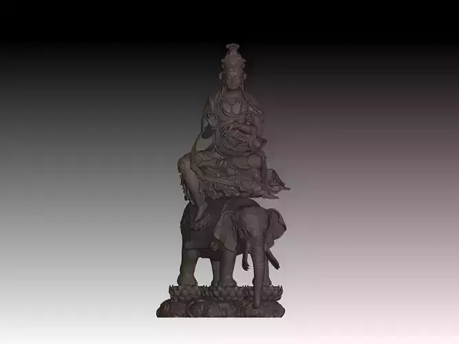 Samantabhadra Bodhisattva on Elephan