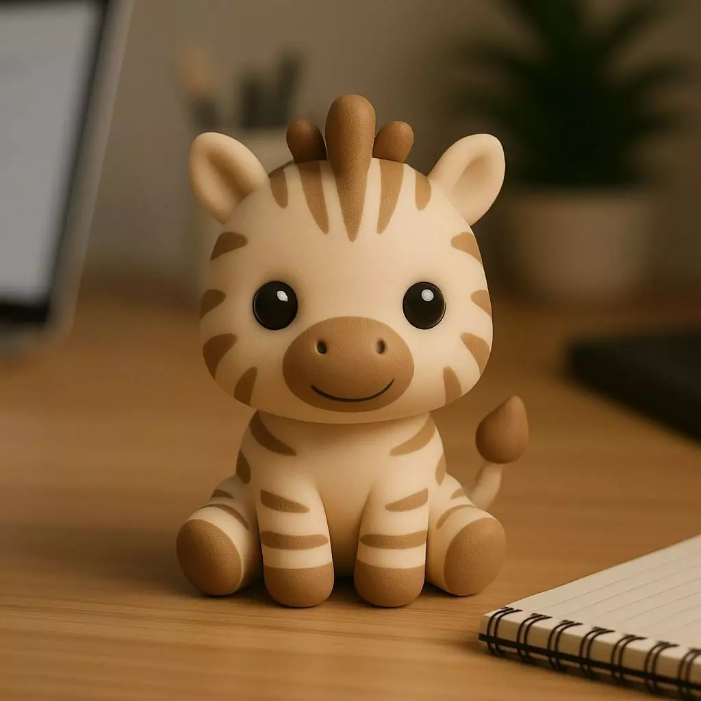 Zebra - Kawaii Animals Collection 3D print model_0