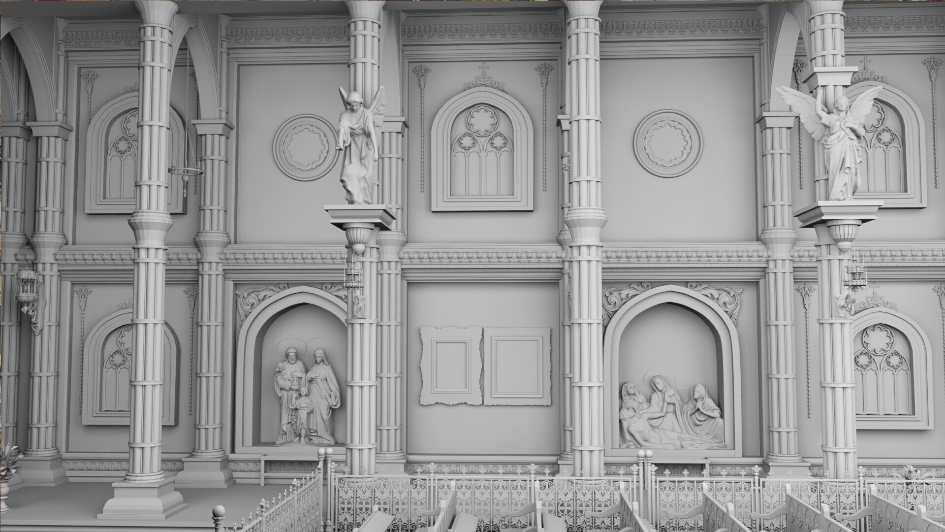 church interior 3D model_27