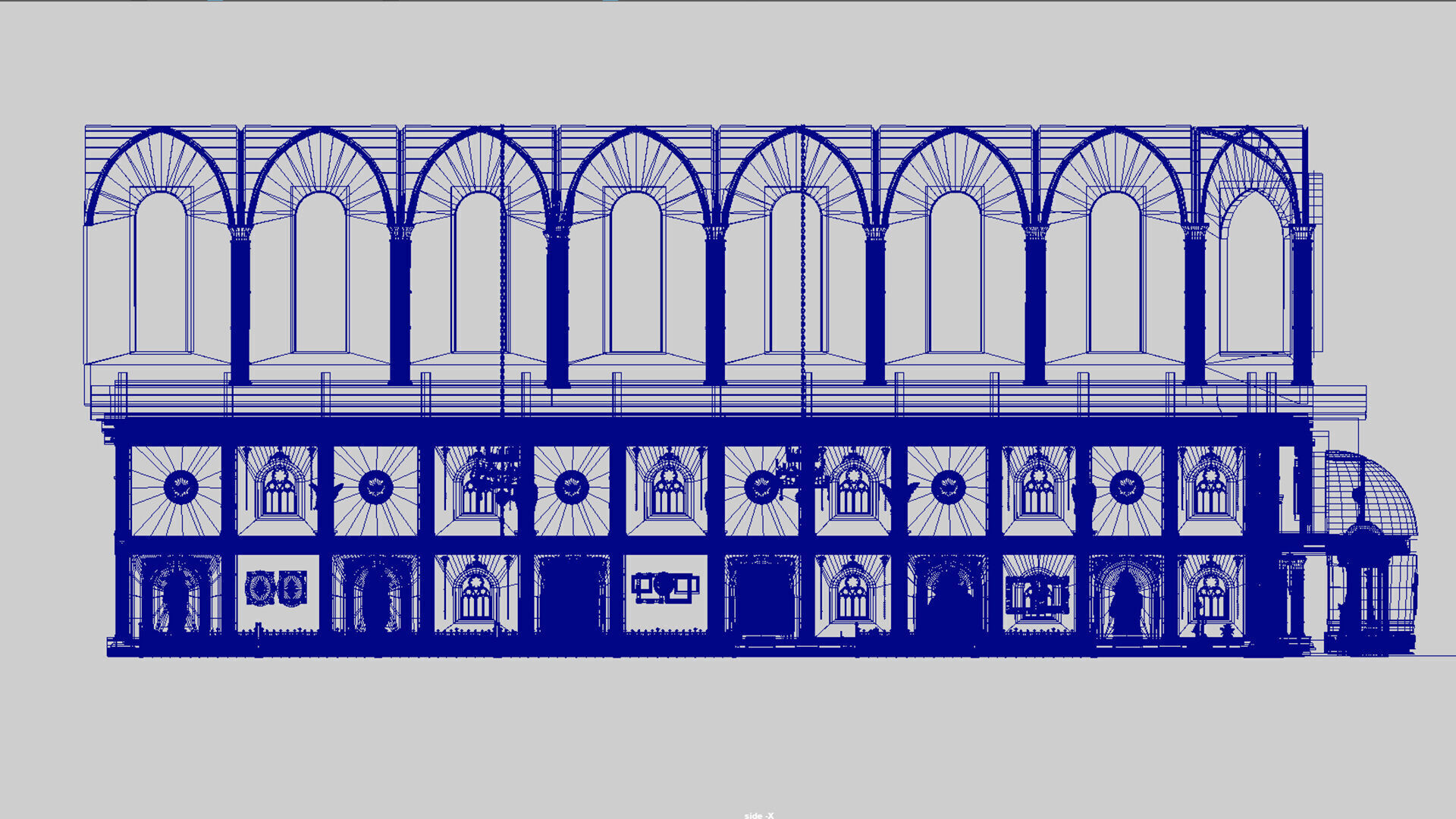 church interior 3D model_19