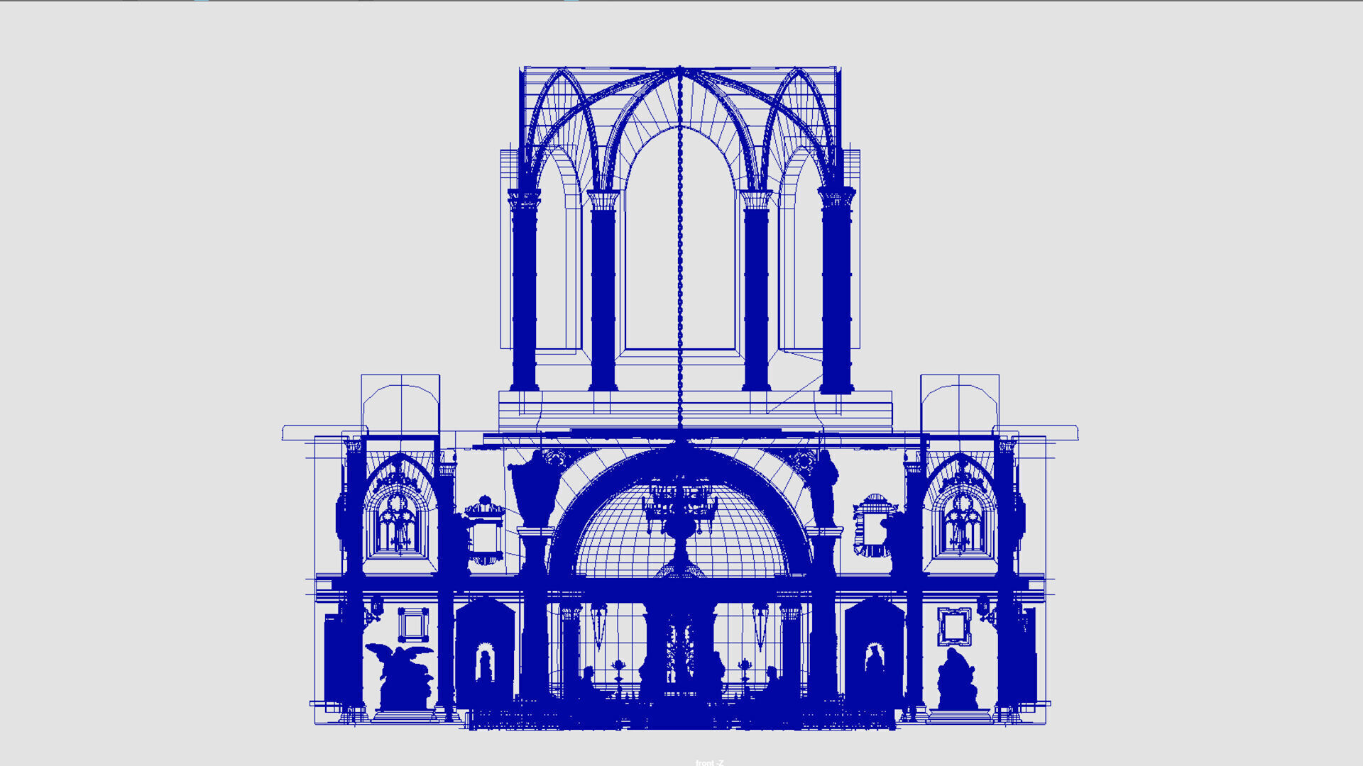 church interior 3D model_23