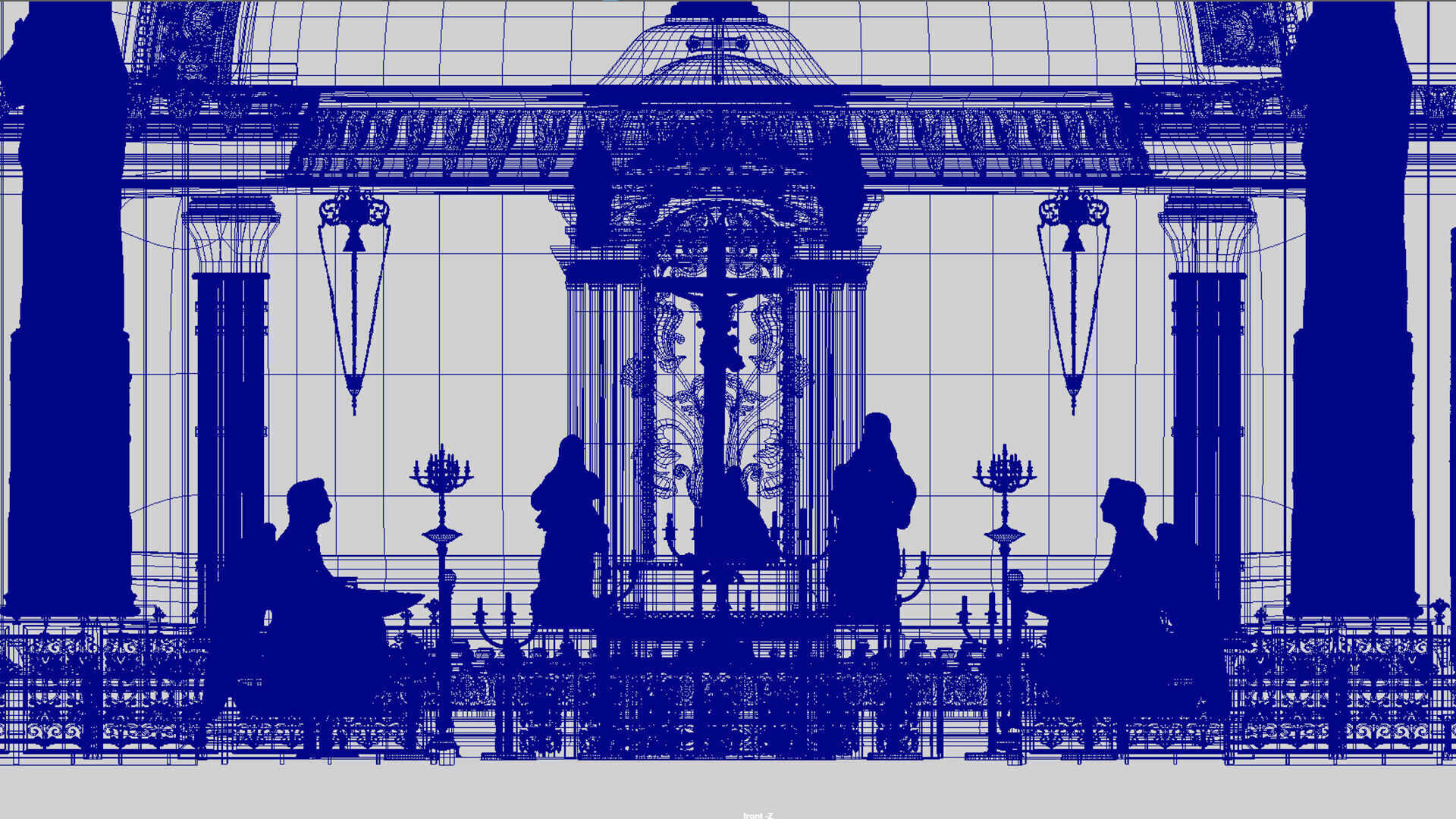 church interior 3D model_11