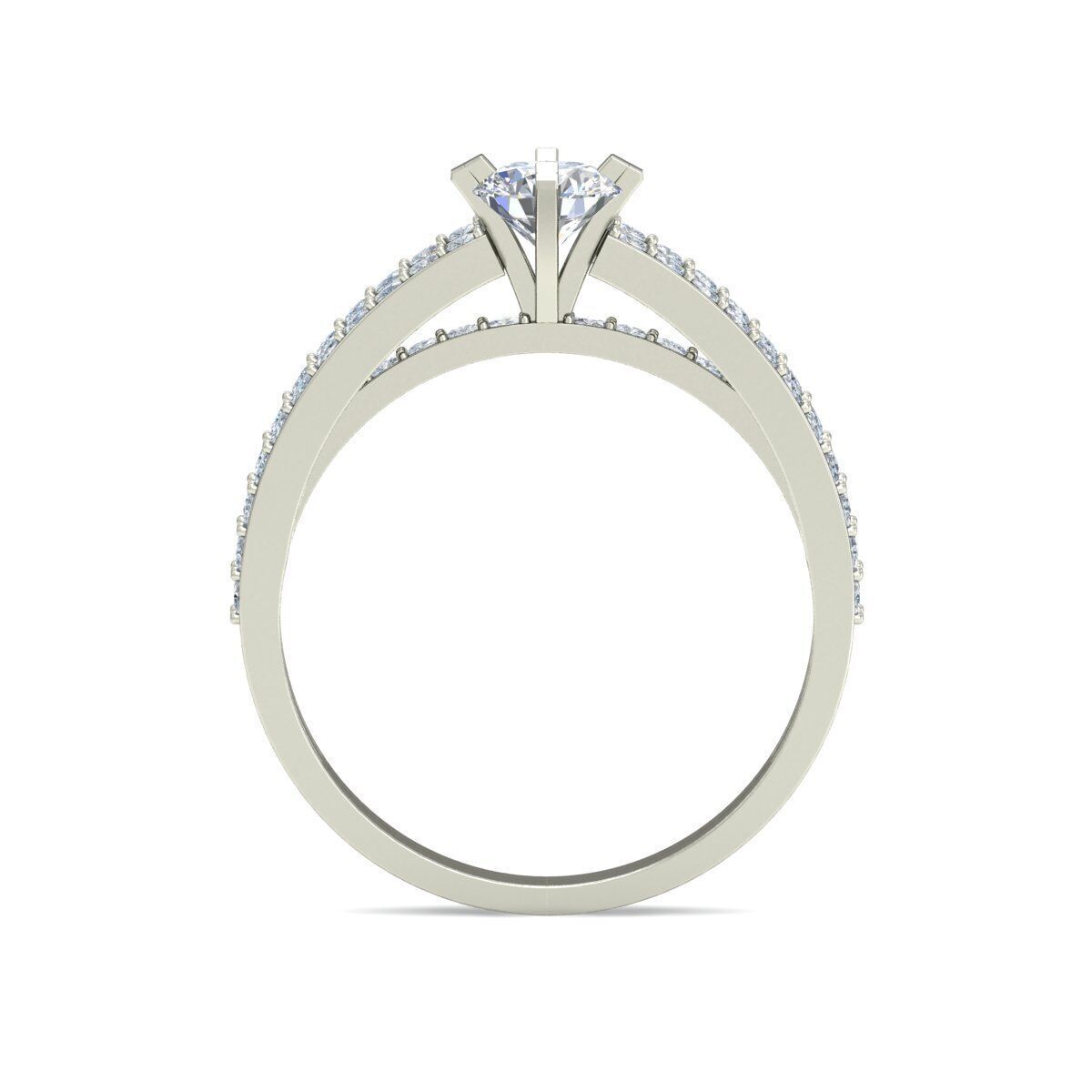 Women Ring  Render 3dm STL OBJ FBX Details 3D print model_1