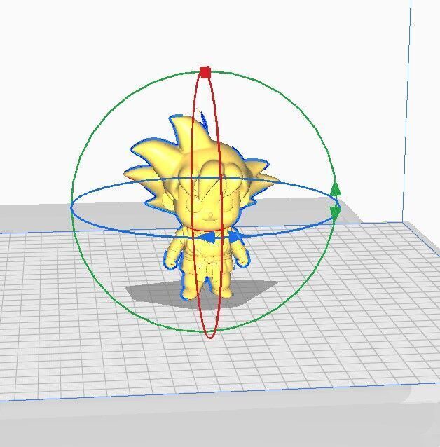Mini Hero Dragon Ball Style Figure 3D Printable STL FBX OBJ GLB 3D print model_6