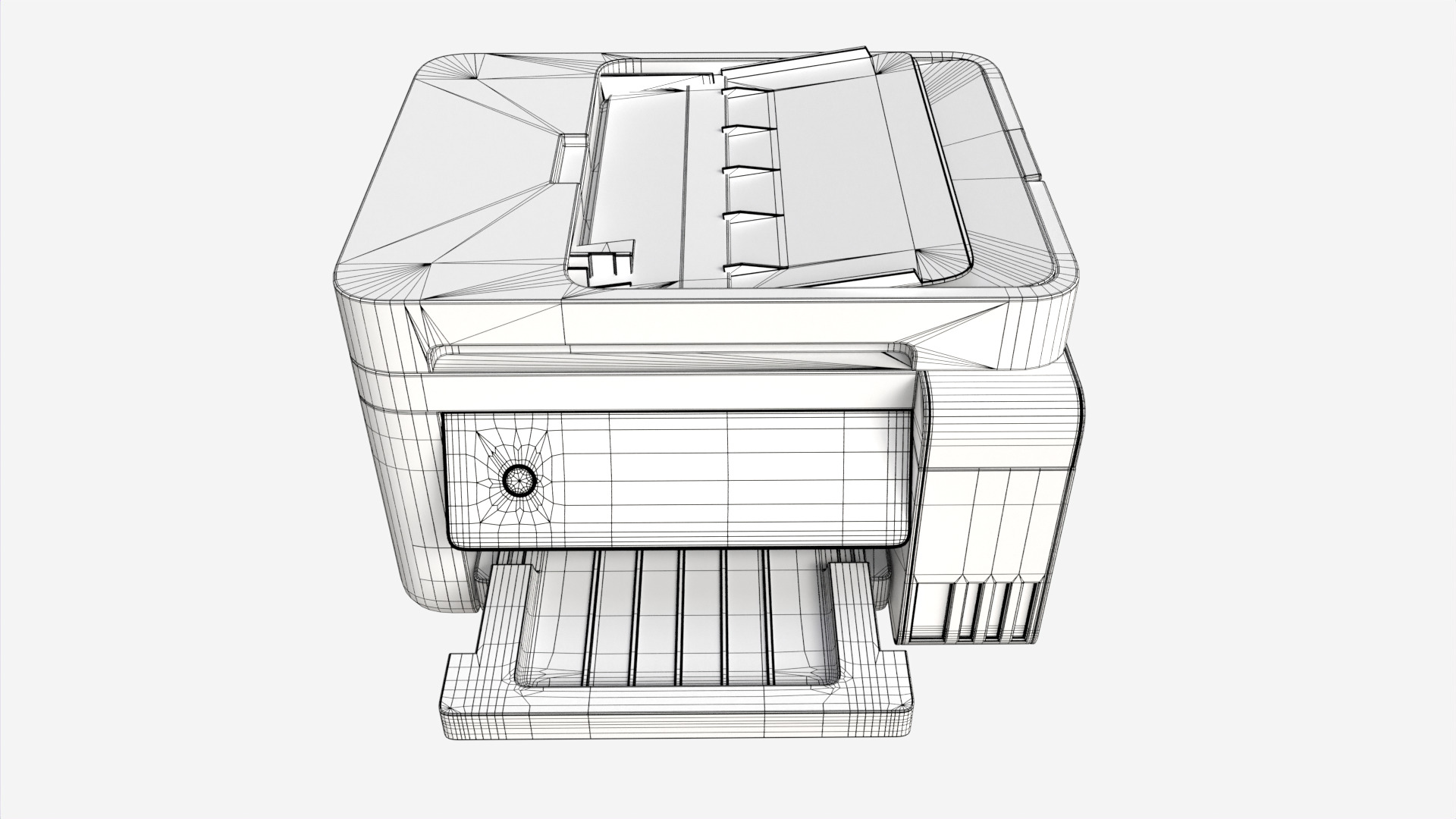 Printer Epson L6276 Low-poly 3D model_7