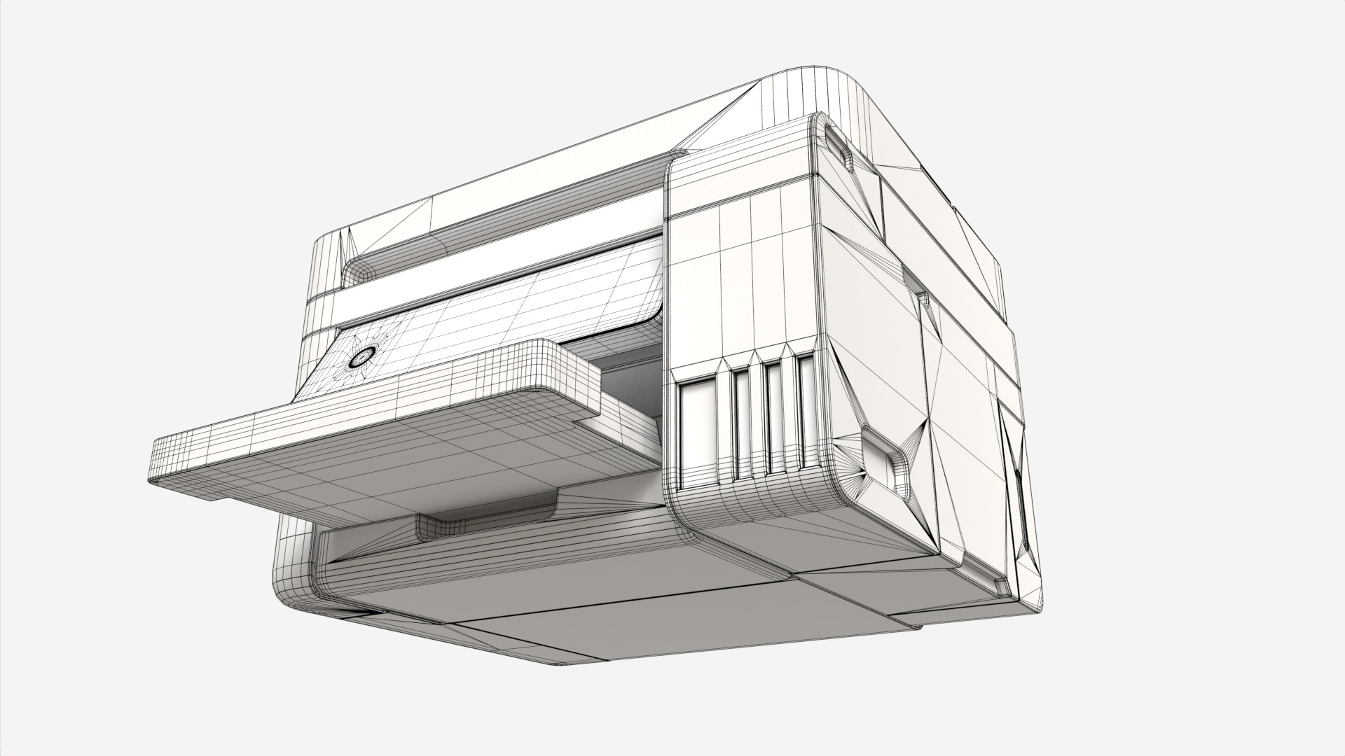 Printer Epson L6276 Low-poly 3D model_12