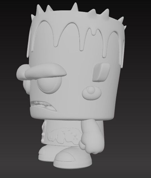 Mini Hero Frankenstein Figure 3D Printable STL FBX OBJ GLB 3D print model_3
