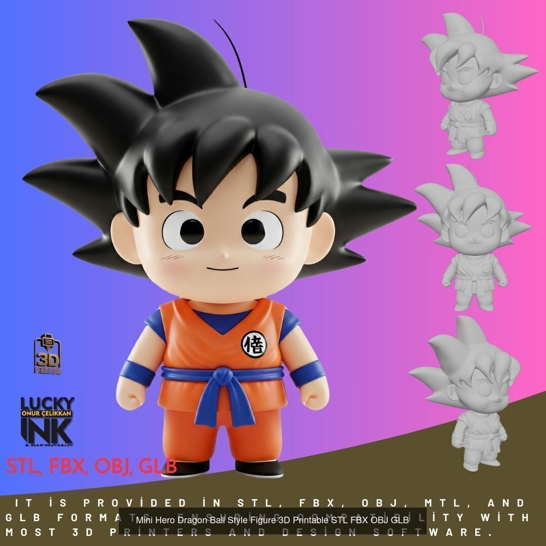 Mini Heroes Collection Vol 1 3D Printable Figures  _7