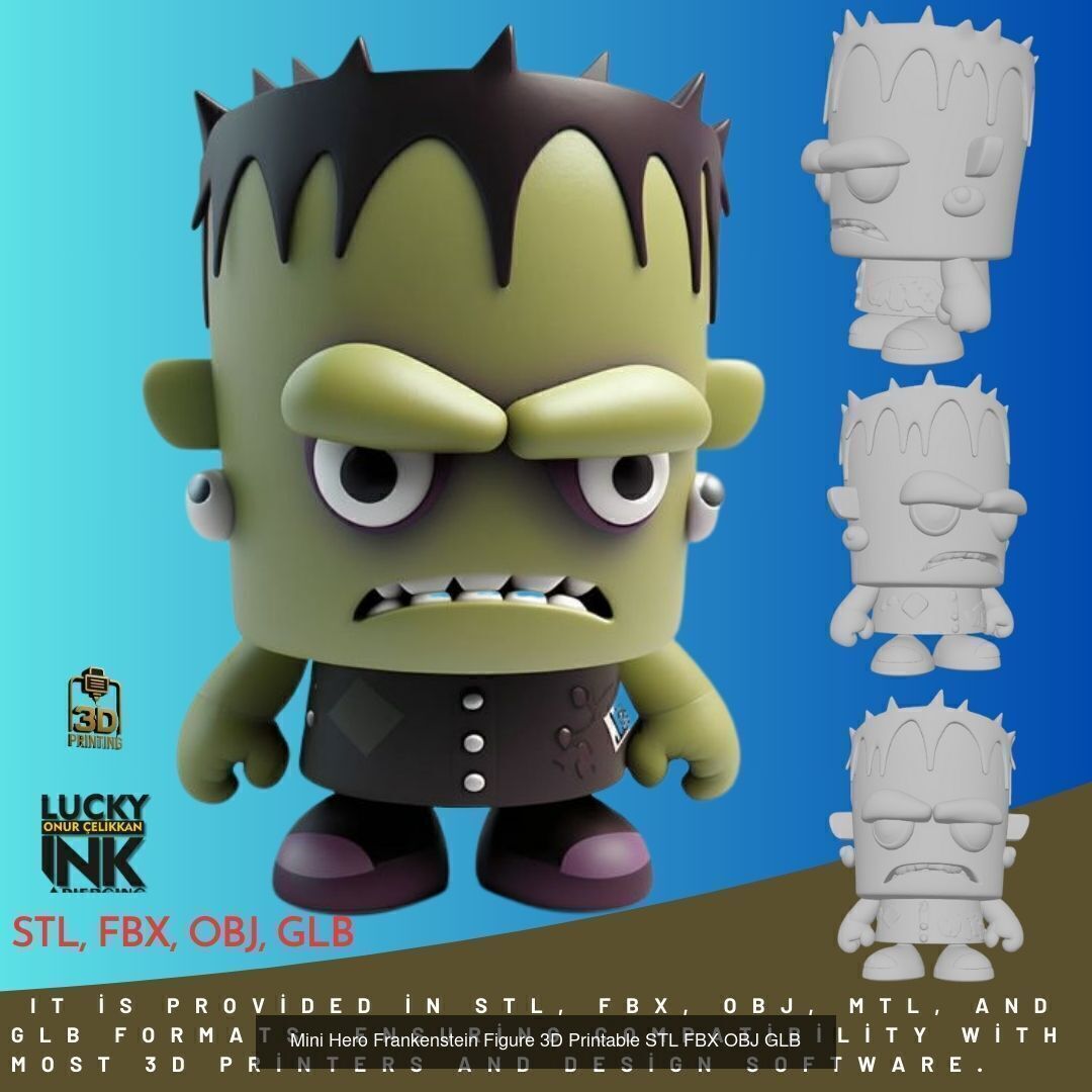 Mini Heroes Collection Vol 1 3D Printable Figures  _8