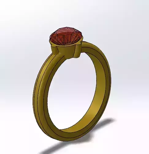 Diamond engagement ring