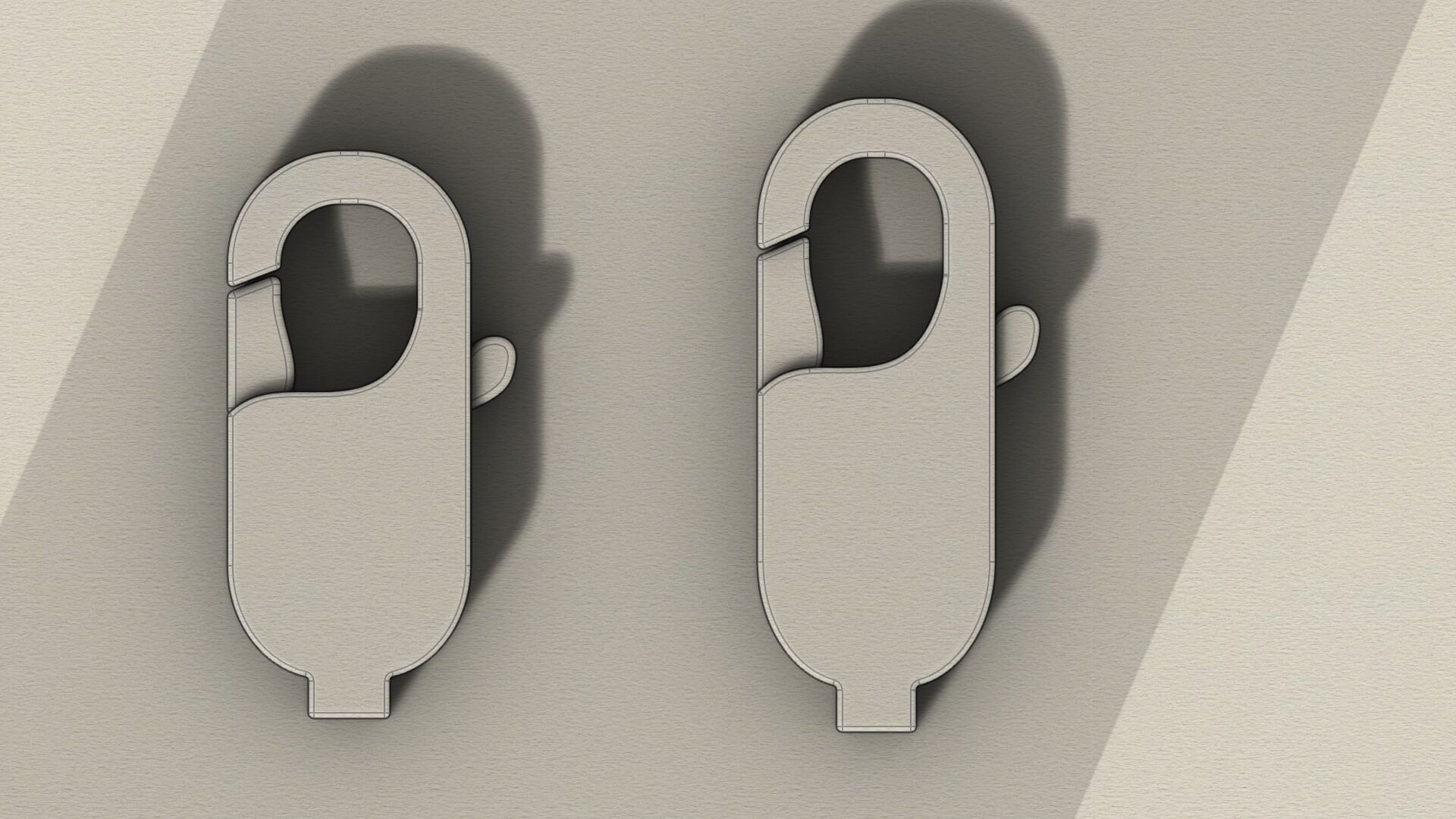 Lobster Clasp 3D Model 3D print model_1