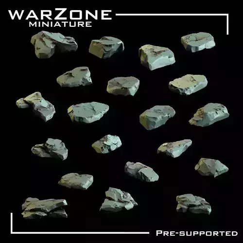 Rocks Basing Bits Part03 3D print model