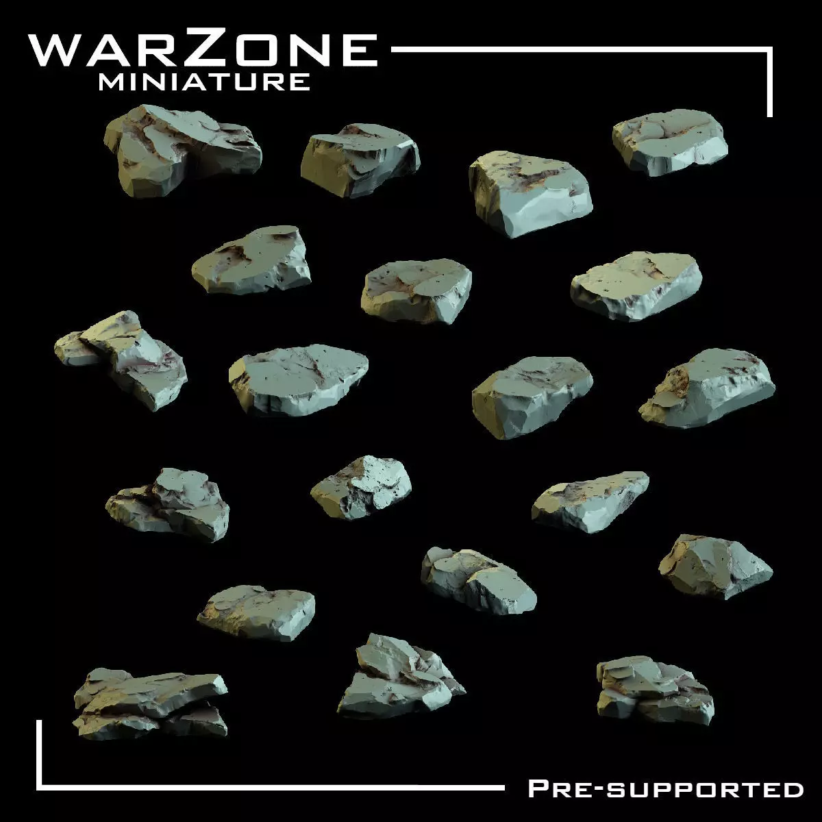 Rocks Basing Bits Part03 3D print model_0