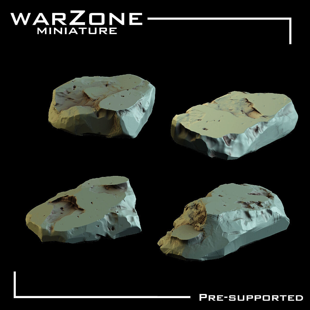 Rocks Basing Bits Part03 3D print model_5