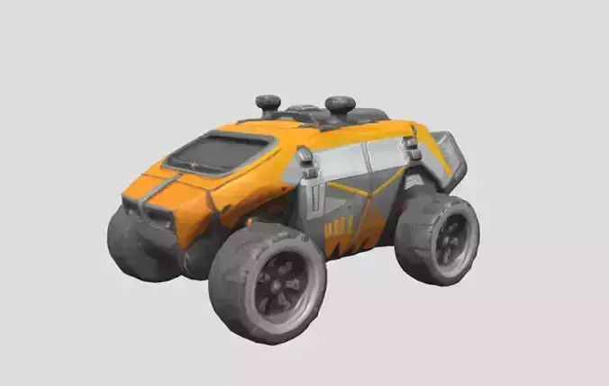 Off-Road Vehicle 3D Model PBR Textured Game Ready Low-poly 3D model