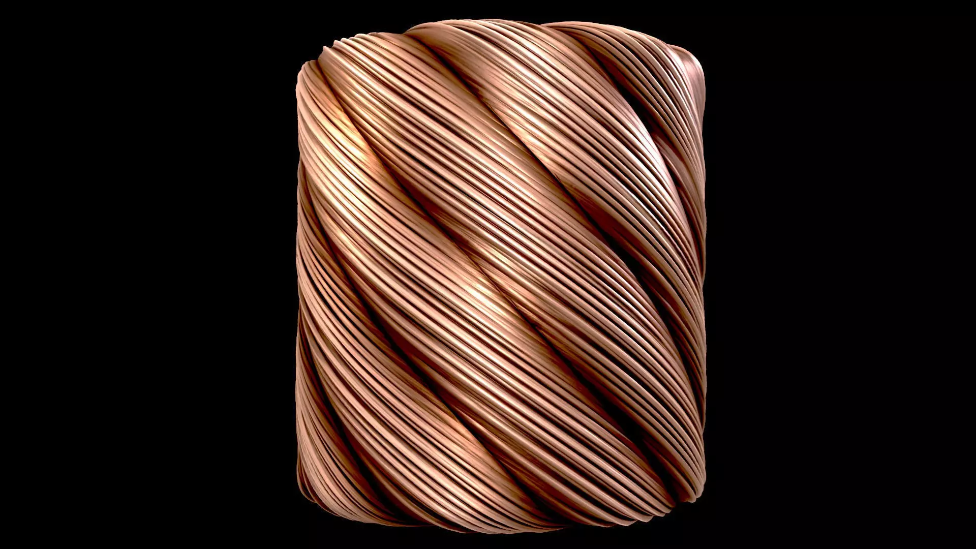 Seamless Copper Cable Substance material and textures Texture
