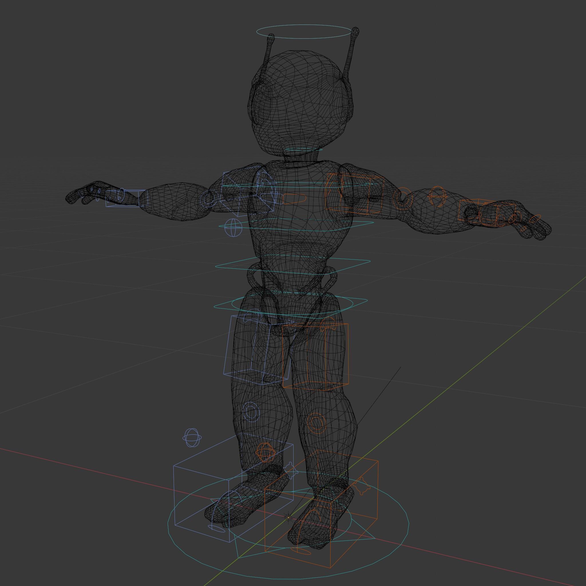 Silver Sentinel Robot D Model  Detailed Rigged and Ready for ... Low-poly 3D model_17