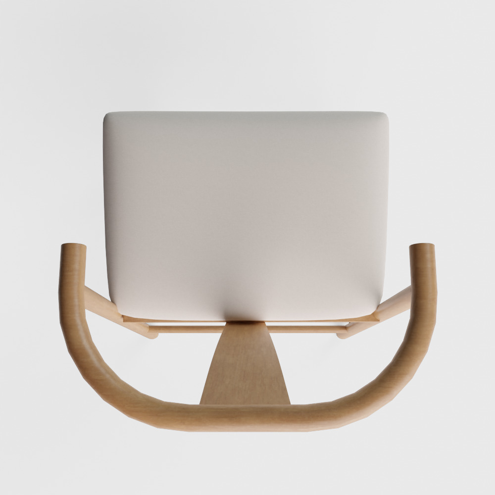 Fonra Counter Stool - Oak and Santolina Gray 3D model_11