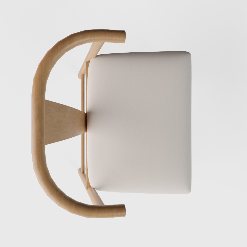 Fonra Counter Stool - Oak and Santolina Gray 3D model_10