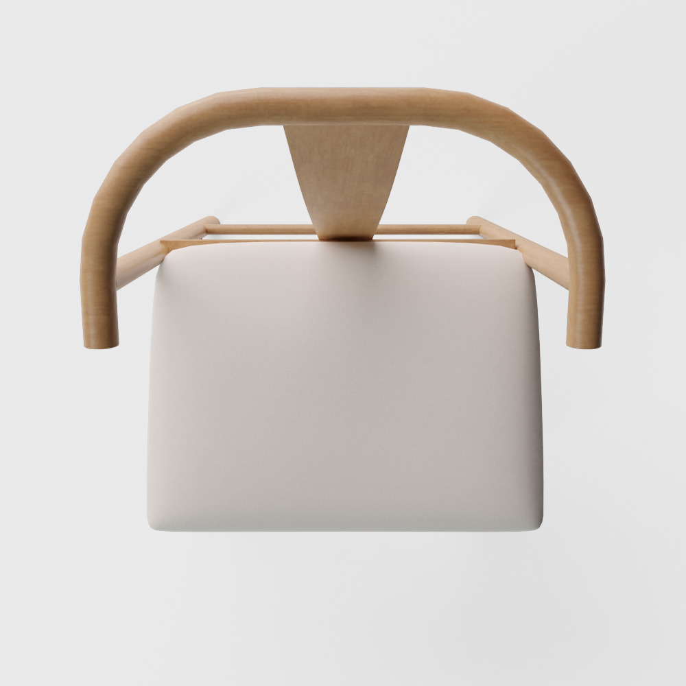 Fonra Counter Stool - Oak and Santolina Gray 3D model_9