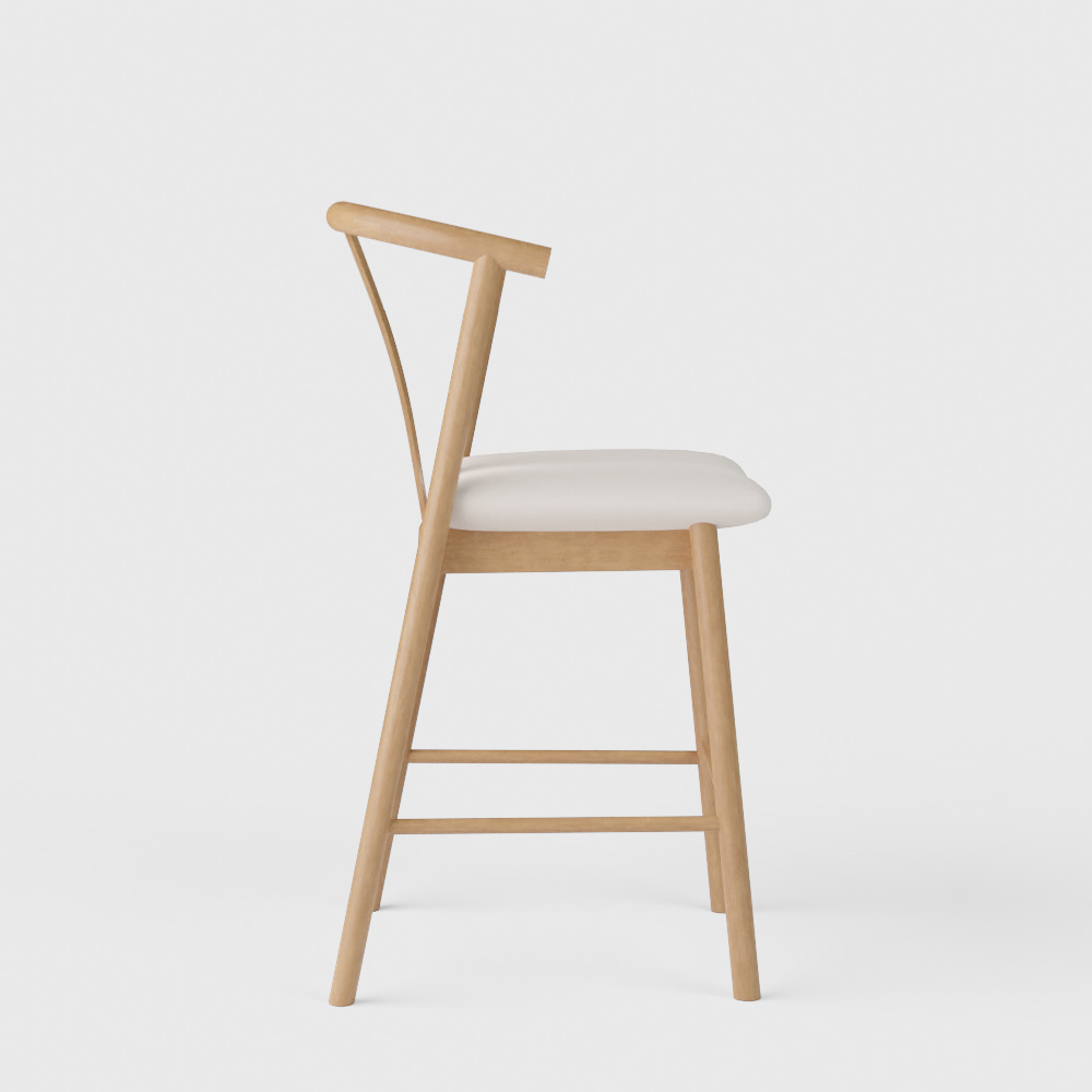 Fonra Counter Stool - Oak and Santolina Gray 3D model_8
