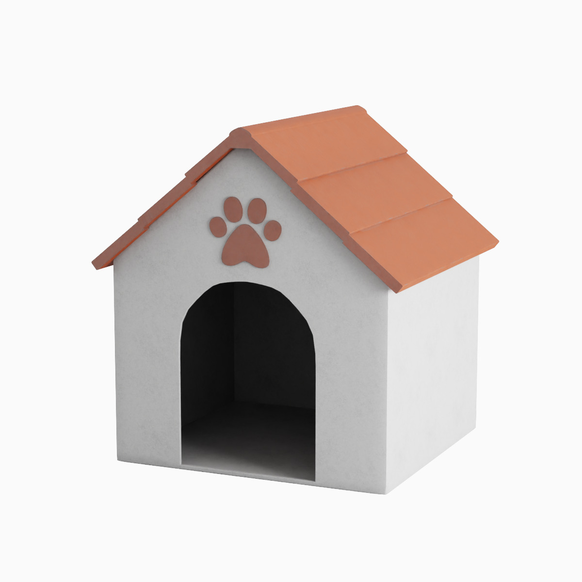 Dog House 02 Low-poly 3D model_1