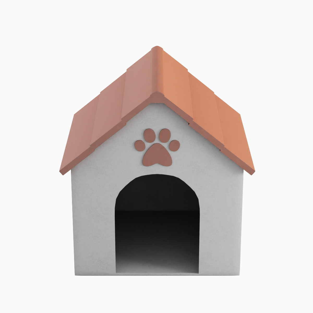 Dog House 02 Low-poly 3D model_5
