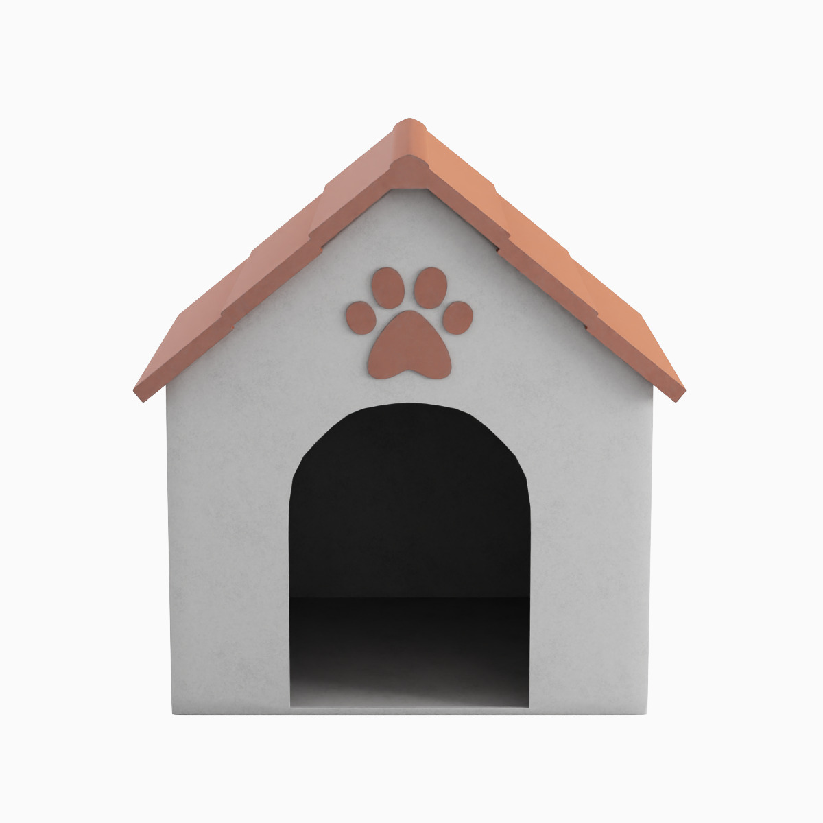 Dog House 02 Low-poly 3D model_2
