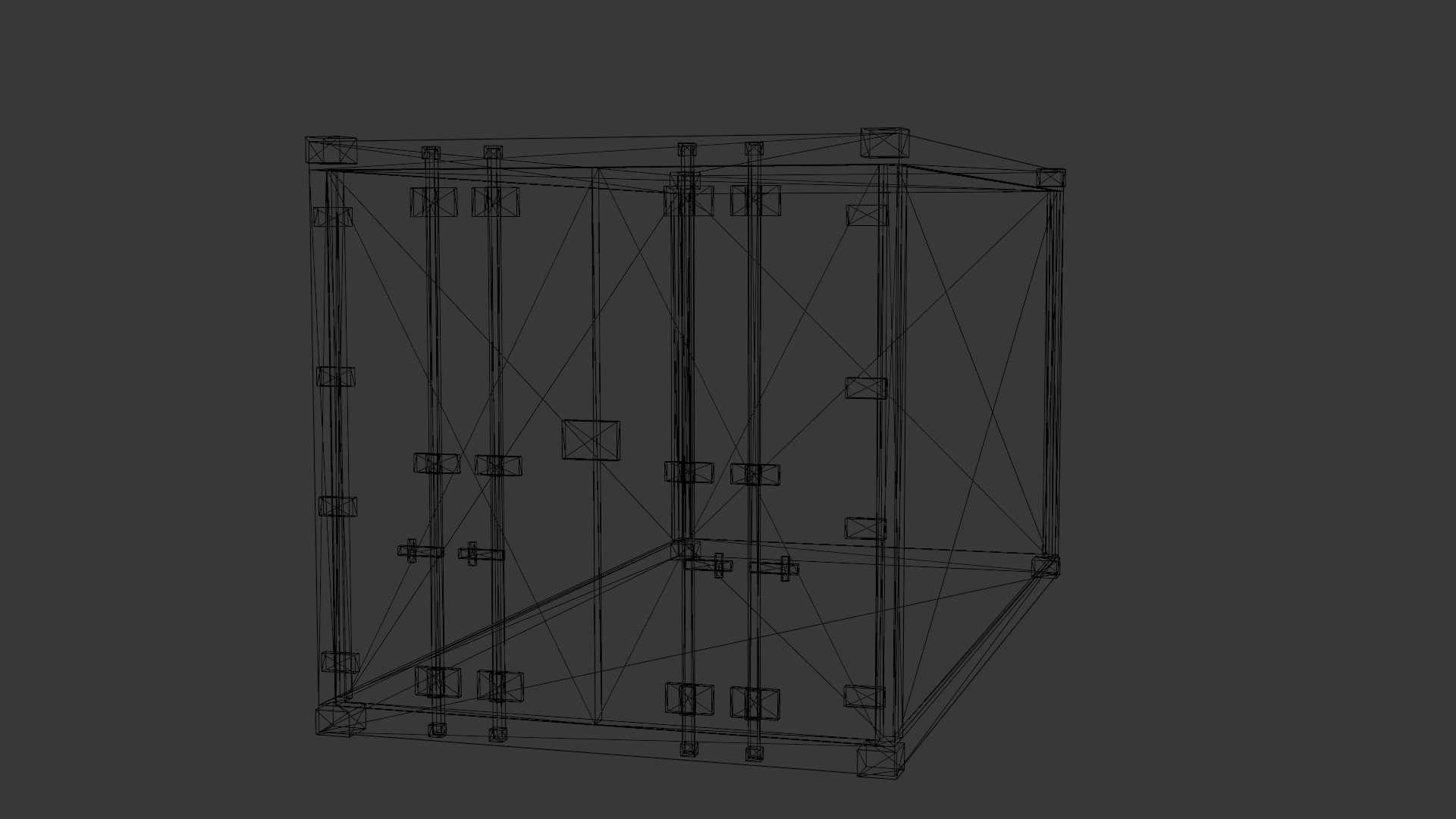 Container Blockbench model Free 3D model_6