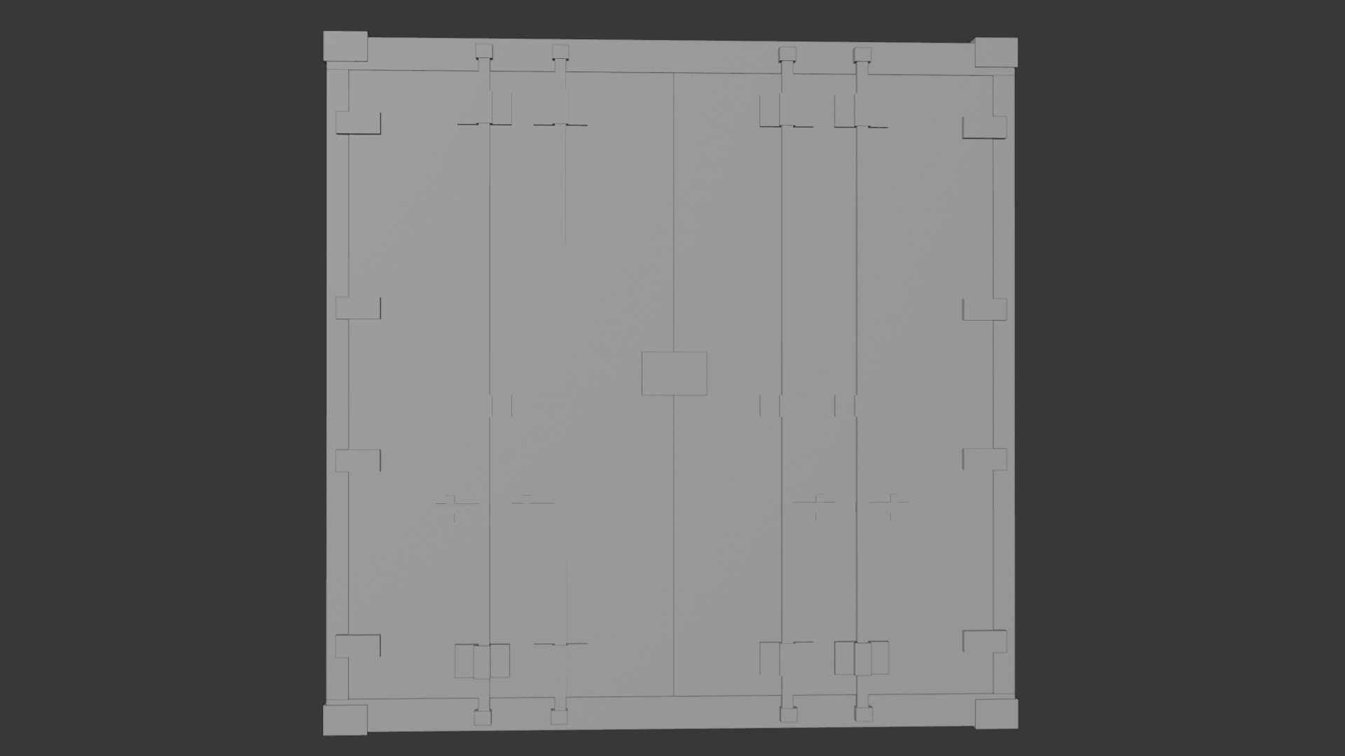 Container Blockbench model Free 3D model_5