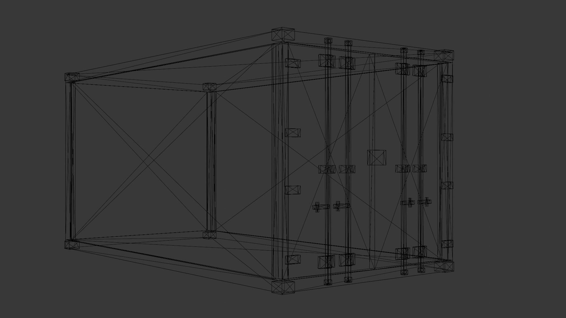 Container Blockbench model Free 3D model_7