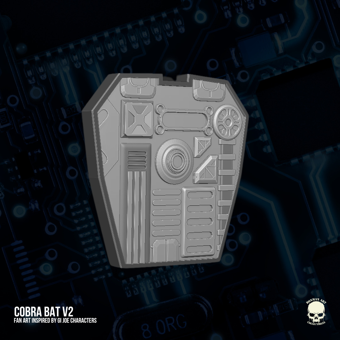 Cobra Bat V2 GI Joe Fan Art 3D Printables for Action Figures 3D print model_11