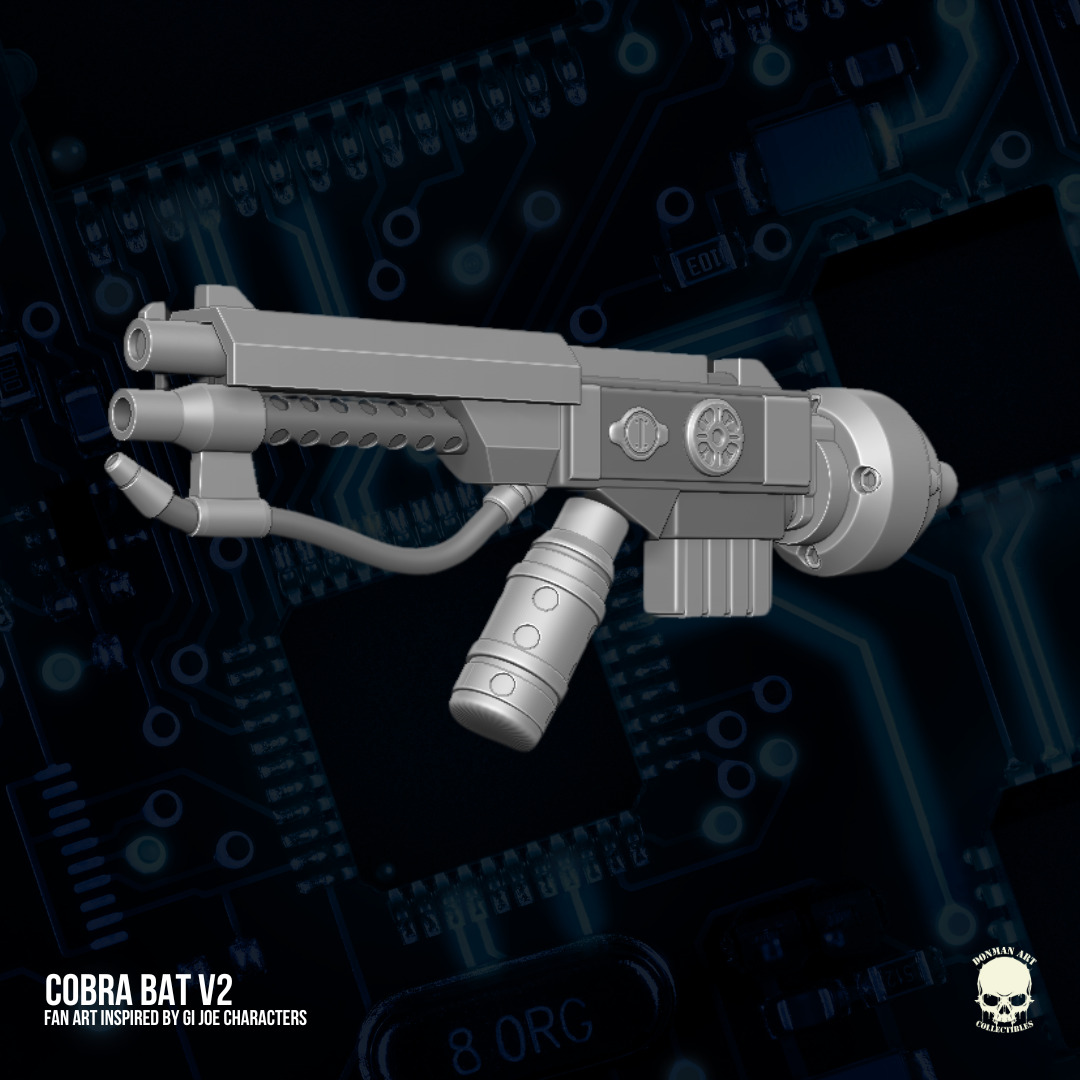 Cobra Bat V2 GI Joe Fan Art 3D Printables for Action Figures 3D print model_12