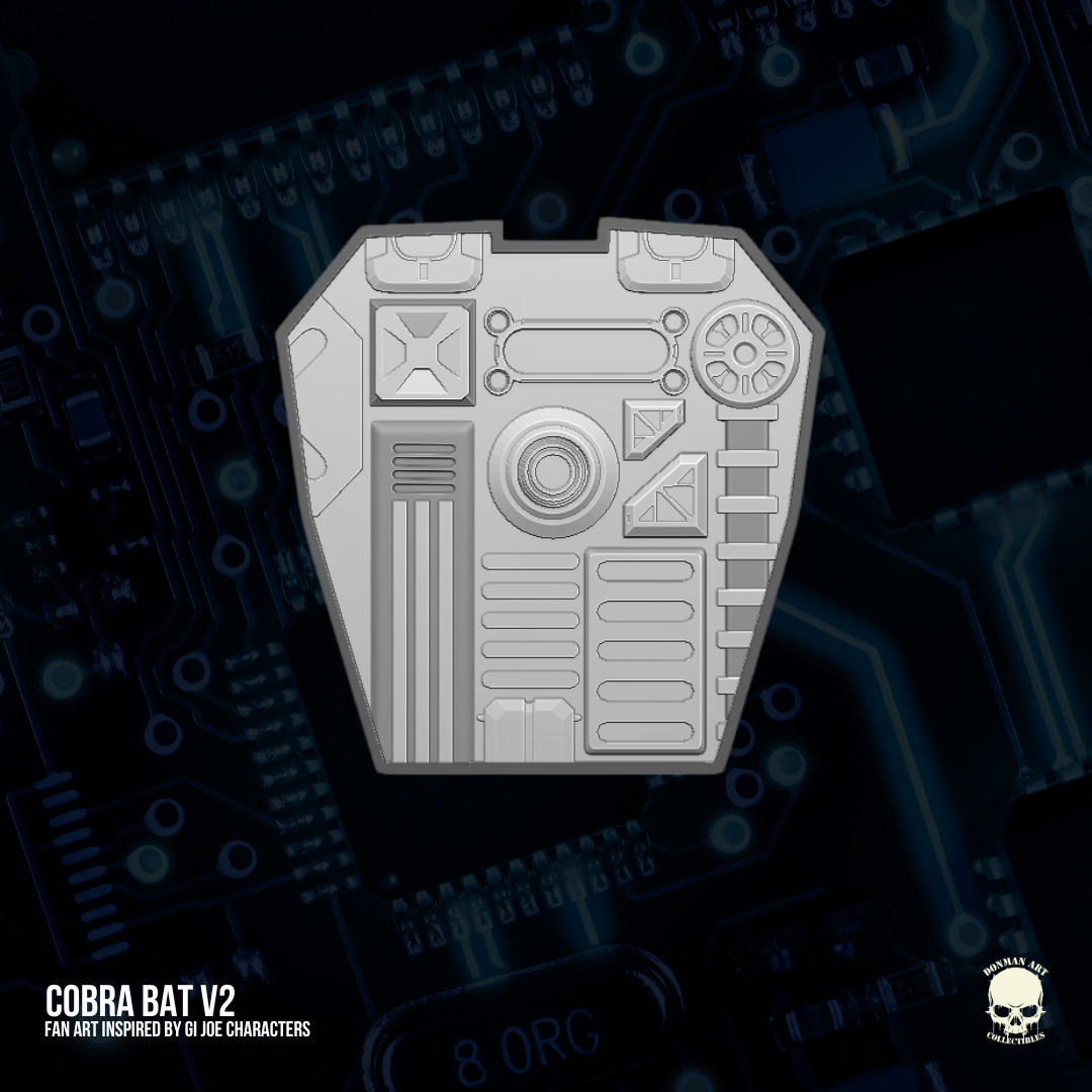 Cobra Bat V2 GI Joe Fan Art 3D Printables for Action Figures 3D print model_6