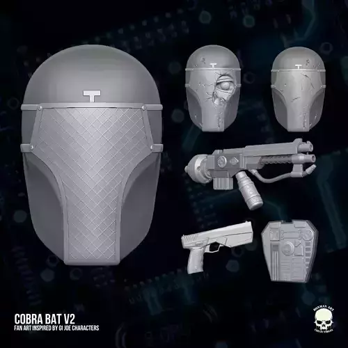 Cobra Bat V2 GI Joe Fan Art 3D Printables for Action Figures