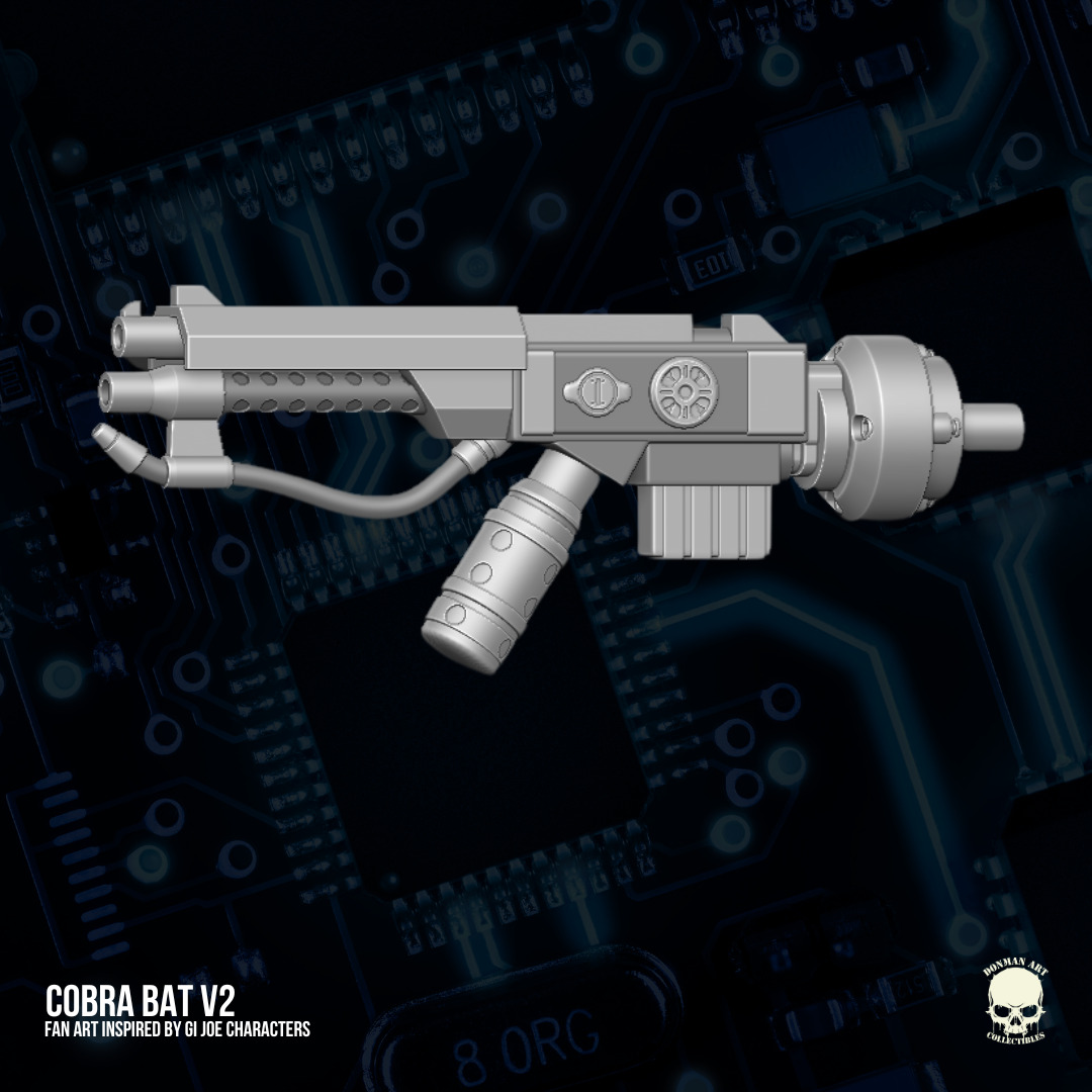 Cobra Bat V2 GI Joe Fan Art 3D Printables for Action Figures 3D print model_28